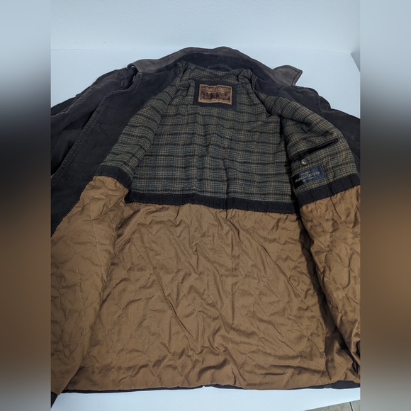 Vintage 1998 The Ranch Jacket Classic Marks & Spencer Coat Men's Size Medium - Picture 6 of 10